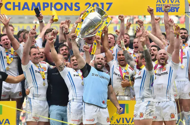 Exeter win 2017 Premiership final