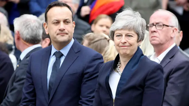 Theresa May and Leo Varadkar