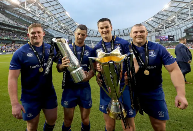 Leinster won the Pro14 and Champions Cup last season