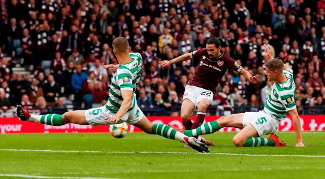 Ryan Edwards scores for Hearts