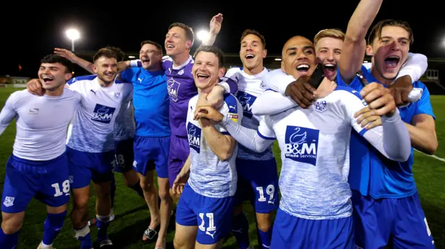 Tranmere celebrate