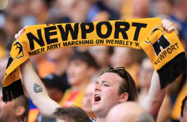 Newport County fan