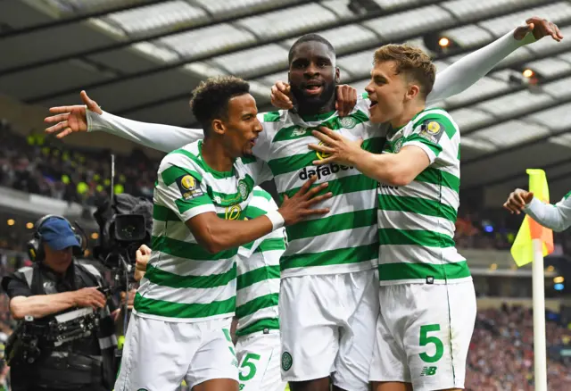 Odsonne Edouard celebrates