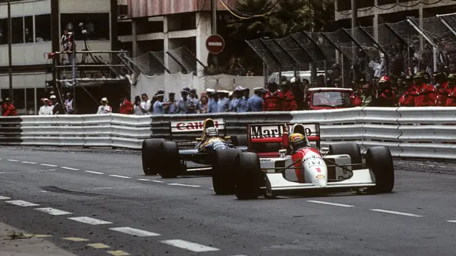 Mansell and Senna