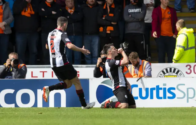 Danny Mullen celebrates