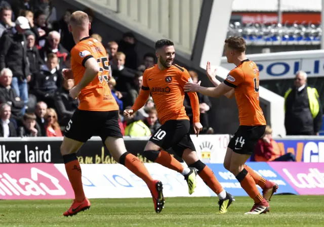 Dundee United celebrate