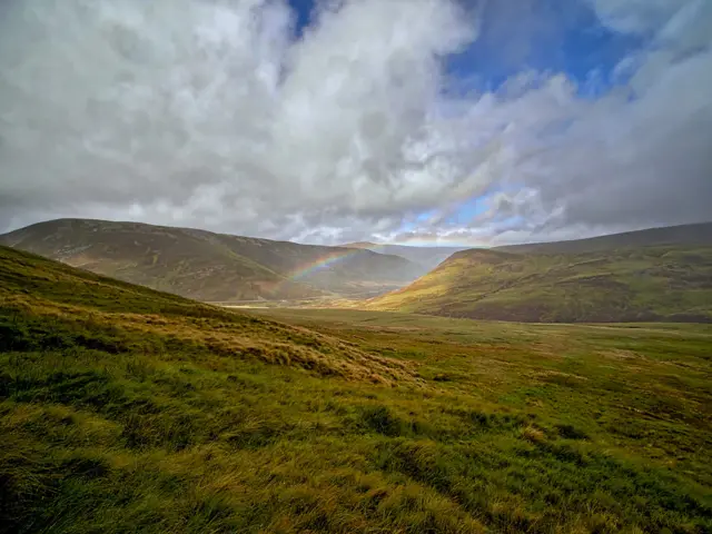 Hillside rainbow