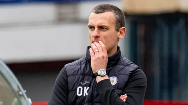 St Mirren manager Oran Kearney