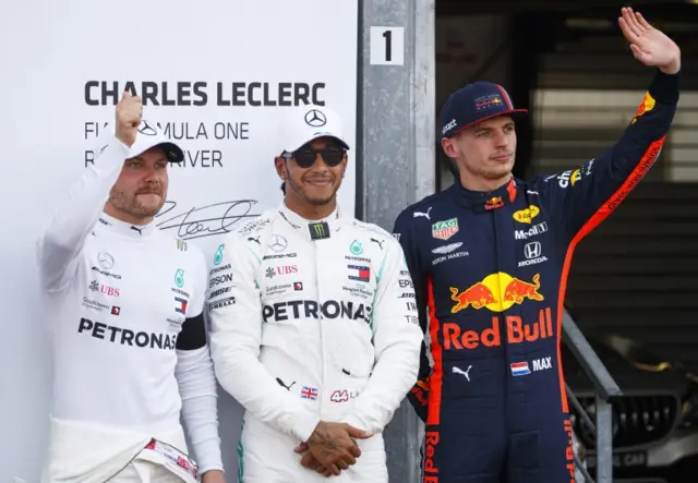 Maxv, Bottas, hamilton