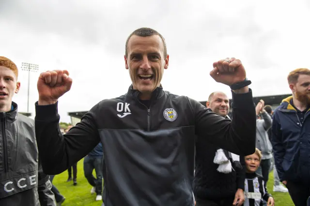 St Mirren manager Oran Kearney