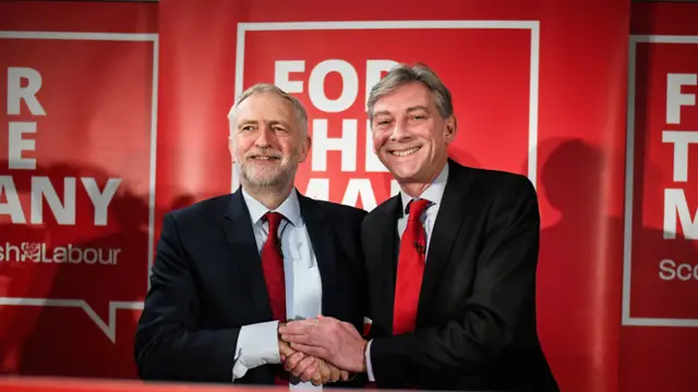 Jeremy Corbyn and Richard Leonard