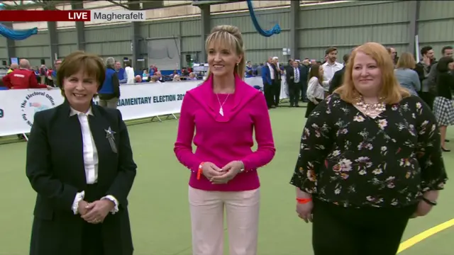 Diane Dodds, Martina Anderson and Naomi Long