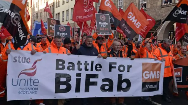 BiFab marchers