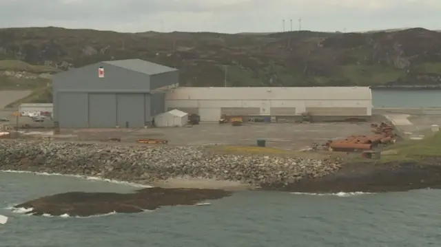 BiFab's yard at Arnish on the Isle of Lewis