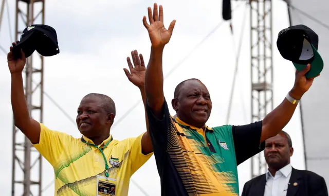 David Mabuza, Cyril Ramaphosa