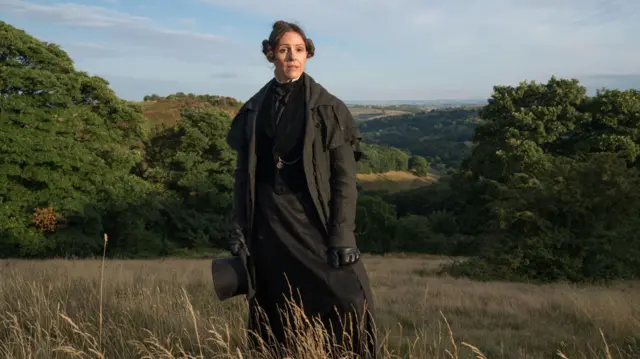 Anne Lister, played by Suranne Jones, near Halifax