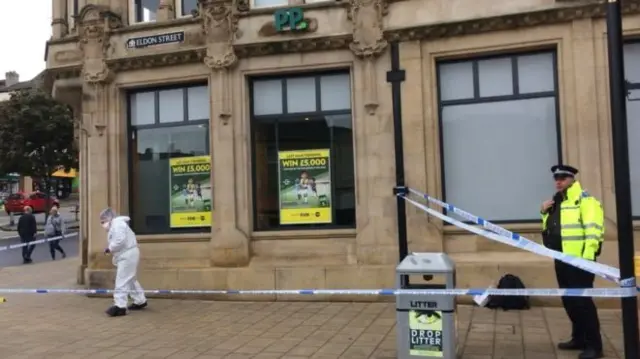 Scene of stabbing in Barnsley