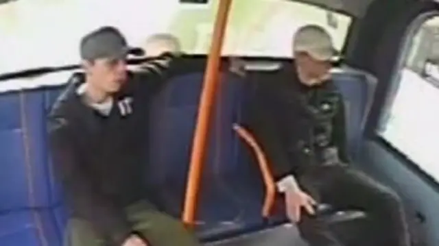 A pair of men police want to identify