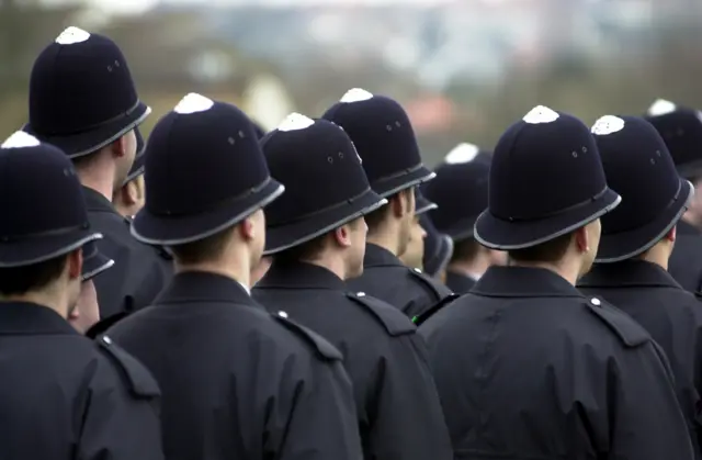 Recruits on parade