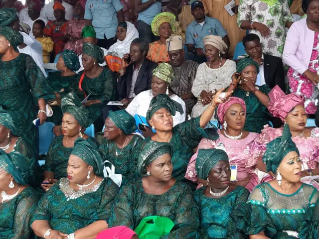 Women's groups at Lagos inauguration