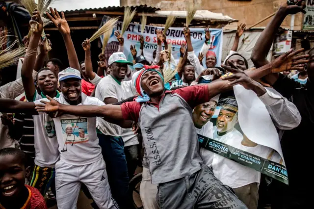 APC supporters celebrating