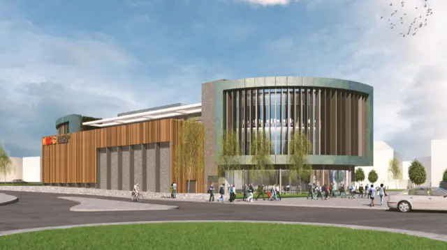 Artist's impression of the new hub