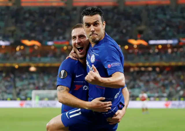 Eden Hazard and Pedro