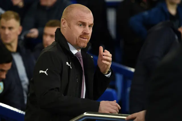 Burnley manager Sean Dyche