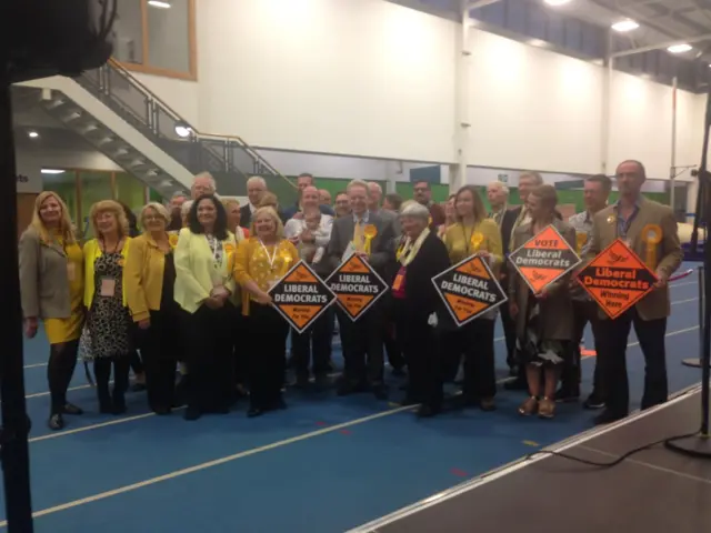 Lib Dem's celebrate