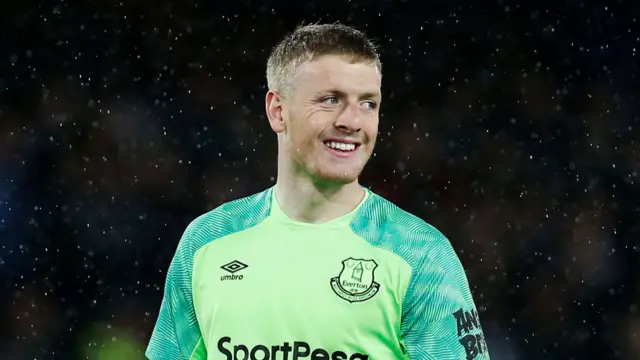 Everton's Jordan Pickford