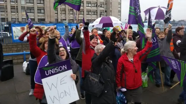 Unison picket