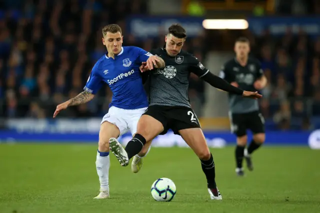 Lucas Digne of Everton