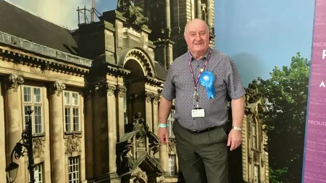 Mike Bird at election count