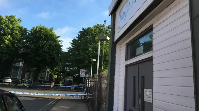 Scene of mosque crash