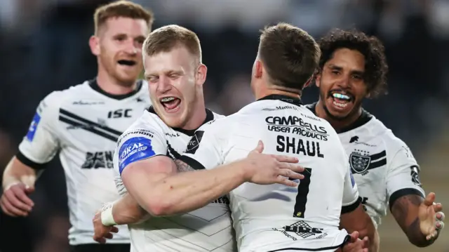 Hull FC celebrate