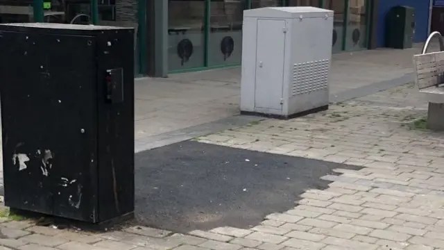 Phone boxes removed