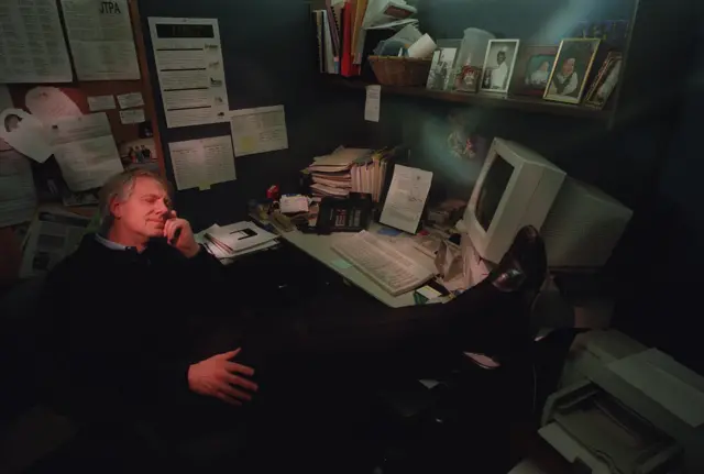 Asleep in the office