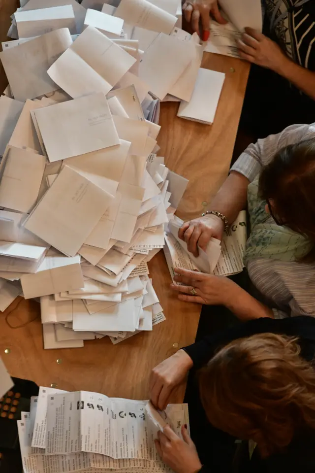 Local election count in NI