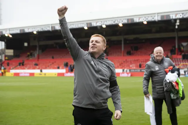 Lennon urges fans to savour title win.