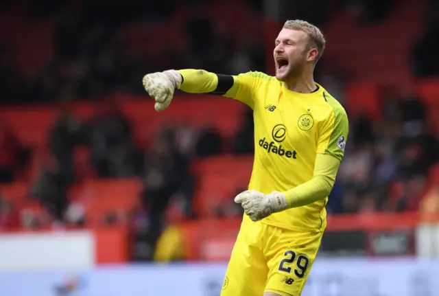 Celtic goalkeeper Scott Bain