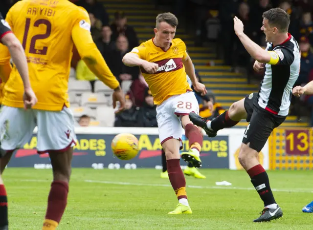 David Turnbull fires in his 13th goal of the season