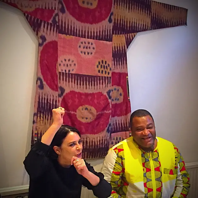 Maura Cullen and Hassan Arouni in 2017