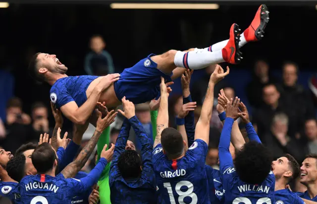 Gary Cahill's hero's send-off