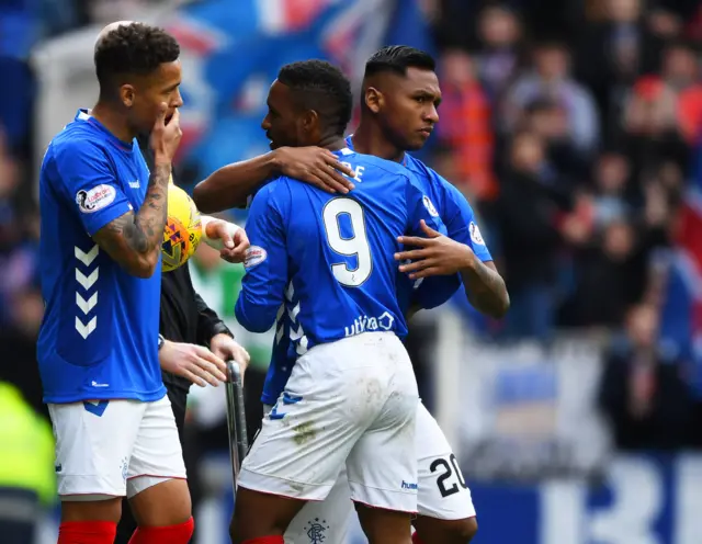 Alfredo Morelos takes over from Jermain Defoe
