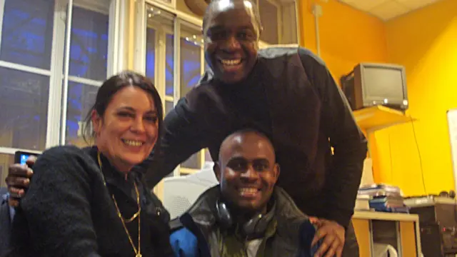 Maura Cullen, Joshua Mmali (bottom centre) and Chakuchanya Harawa
