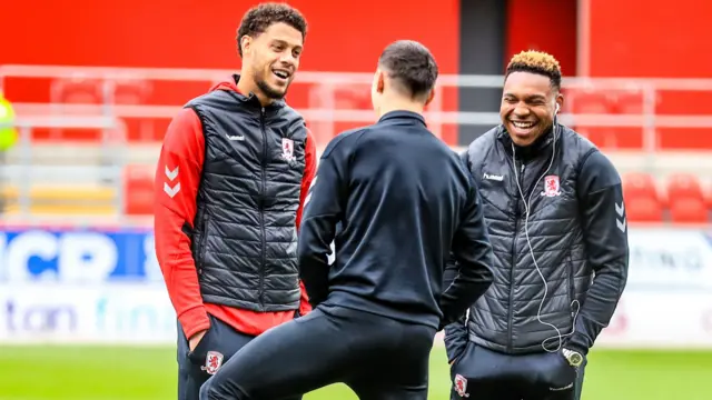 Middlesbrough players
