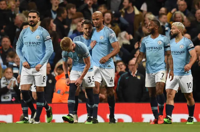 Manchester City celebrate