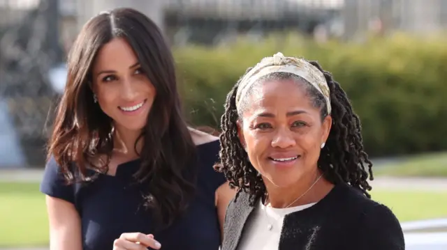 Meghan Markle and Doria Ragland