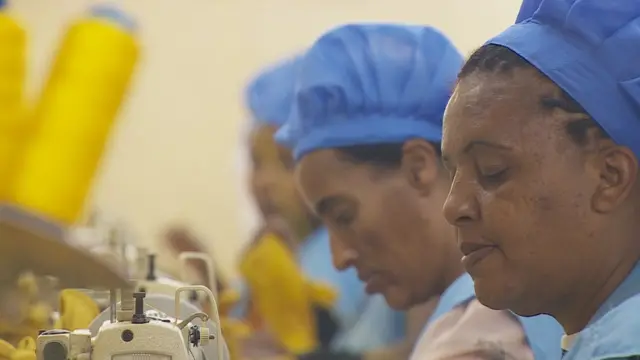 Factory workers in Ethiopia