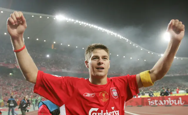 Steven Gerrard 2005 Champions League final